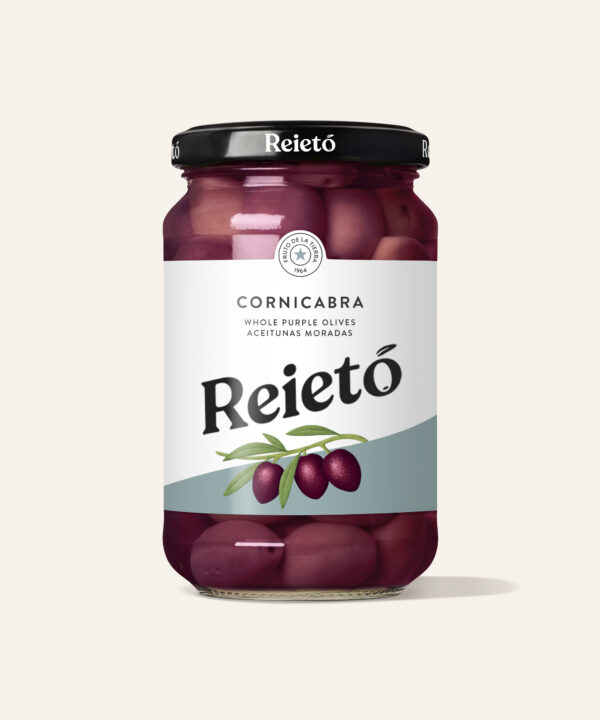 Reietó Cornicabra Hele Oliven 350g (200g Drænet Vægt)